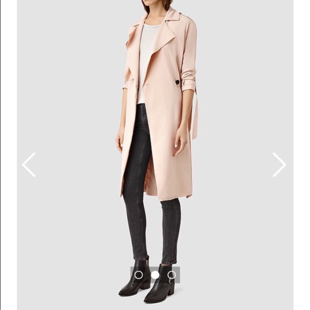 All Saints Emil Mac Lightweight Trench